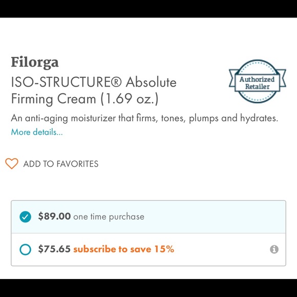 🆕😍Filorga ISO STRUCTURE ABSOLUTE FIRMING CREAM🆕 - Picture 4 of 4